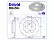 JARRULEVY DELPHI, 2 KPL / PKT, TAKA, HYUNDAI KIA - Jarrulevyt - BG4564 - 2