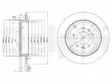 JARRULEVY DELPHI, 2 KPL / PKT, TAKA, PEUGEOT 607 - Jarrulevyt - BG3684 - 2