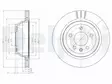 JARRULEVY DELPHI, 2 KPL / PKT, TAKA, VW CARAVELLE, MULTIVAN, TOU - Jarrulevyt - BG3894 - 2
