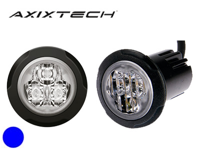 AXIXTECH UR03 SININEN LED-VAROITUSVILKKU R65 - LED-tasovilkku - 1603-300564 - 1