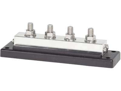 Blue Sea 2104 Power kytkentäkisko 600A 4x M10 - Blue Sea Kytkentätarvikkeet - 1790-2104 - 1