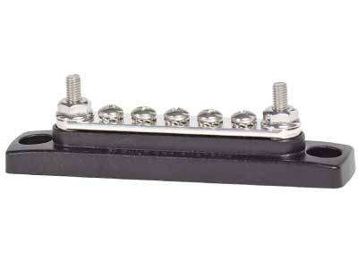 Blue Sea 2304 kytkentäkisko 100A 2x M5 - 5x M4 - Blue Sea Kytkentätarvikkeet - 1790-2304 - 1