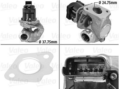 EGR-VENTTIILI 161859/NR CITROEN - EGR- venttiilit ja jäähdyttimet - 700414 - 1