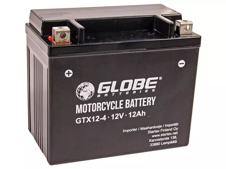 GLOBE GEL 12V 12AH 150X86X130 +/- 185A (EN) - Euroglobe Mp-akut - 1805-GTX12-4 - 2