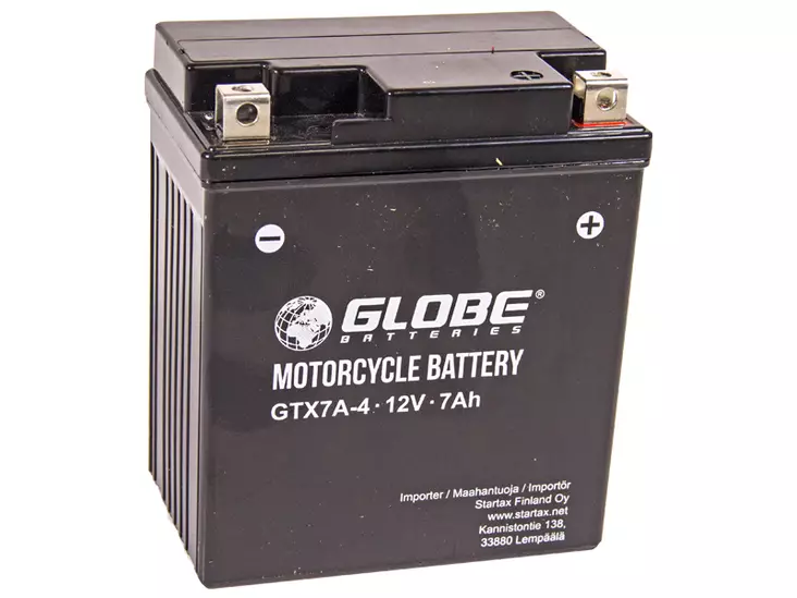 GLOBE GEL 12V 7AH 113X69X130 -/+ 120A (EN) - Euroglobe Mp-akut - 1805-GTX7A-4 - 2