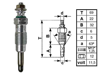 HEHKU # GX70 0250 201 041 - Hehkutulpat - 8001-0634 - 1