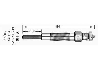 HEHKU JA31MI MITSUB. Y110 - Hehkutulpat - 8019-0774 - 1