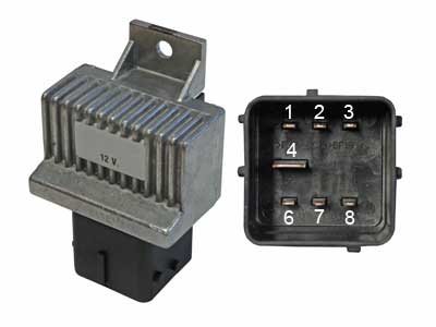 HEHKURELE PRIMASTAR/TRAFIC/VIVARO 6X2,8 +1X8MM - Hehkureleet merkkihaku - 1100-0434 - 1