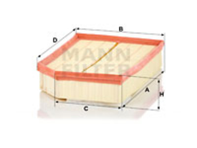 ILMANSUODATIN MANN, VOLVO - Ilmansuodattimet - 1482-C33194 - 1