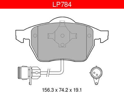 JARRUPALASARJA DELPHI ETU, AUDI, FORD, SEAT, VW - Jarrupalasarjat - LP784 - 1