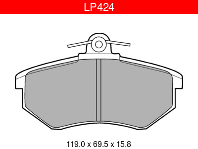JARRUPALASARJA DELPHI ETU, AUDI, VW - Jarrupalasarjat - LP424 - 1