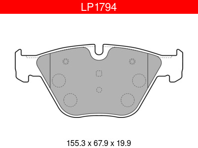 JARRUPALASARJA DELPHI ETU, BMW - Jarrupalasarjat - LP1794 - 1