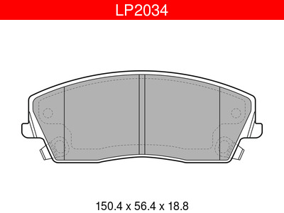 JARRUPALASARJA DELPHI ETU, CHRYSLER - Jarrupalasarjat - LP2034 - 1