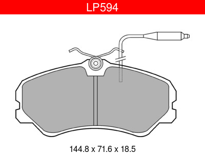 JARRUPALASARJA DELPHI ETU, CITROEN, FIAT, PEUGEOT - Jarrupalasarjat - LP594 - 1