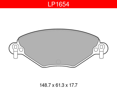 JARRUPALASARJA DELPHI ETU, CITROEN - Jarrupalasarjat - LP1654 - 1