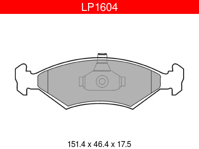 JARRUPALASARJA # DELPHI ETU, FORD, MAZDA - Jarrupalasarjat - LP1604 - 1