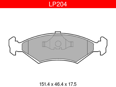 JARRUPALASARJA DELPHI ETU, FORD - Jarrupalasarjat - LP204 - 1