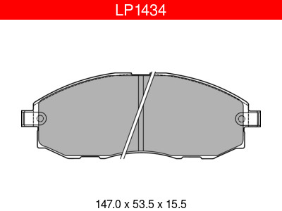 JARRUPALASARJA # DELPHI ETU, HYUNDAI - Jarrupalasarjat - LP1434 - 1