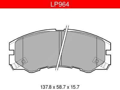 JARRUPALASARJA # DELPHI ETU, ISUZU, OPEL - Jarrupalasarjat - LP964 - 1