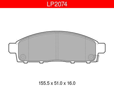 JARRUPALASARJA DELPHI ETU, MITSUBISHI, NISSAN - Jarrupalasarjat - LP2074 - 1