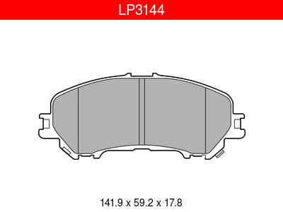 JARRUPALASARJA DELPHI ETU, NISSAN RENAULT - Jarrupalasarjat - LP3144 - 1