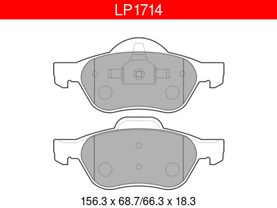 JARRUPALASARJA DELPHI ETU, RENAULT - Jarrupalasarjat - LP1714 - 1