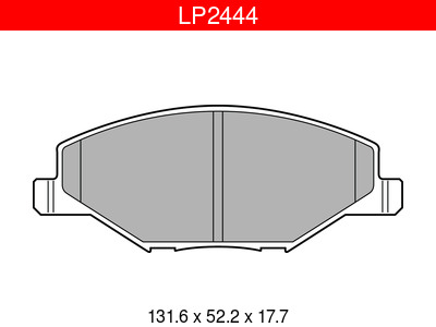 JARRUPALASARJA DELPHI ETU, SKODA, VW # - Jarrupalasarjat - LP2444 - 1