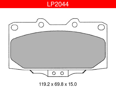 JARRUPALASARJA DELPHI ETU, SUBARU - Jarrupalasarjat - LP2044 - 1