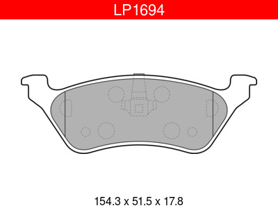 JARRUPALASARJA DELPHI TAKA, CHRYSLER, DODGE, JEEP - Jarrupalasarjat - LP1694 - 1