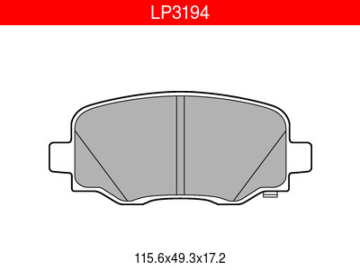 JARRUPALASARJA DELPHI TAKA, FIAT 500L, 500X, JEEP - Jarrupalasarjat - LP3194 - 1