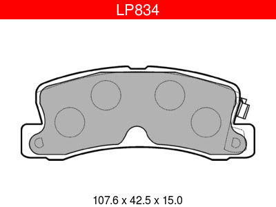 JARRUPALASARJA DELPHI TAKA, LEXUS, TOYOTA - Jarrupalasarjat - LP834 - 1