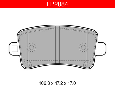 JARRUPALASARJA DELPHI TAKA, OPEL, SAAB - Jarrupalasarjat - LP2084 - 1