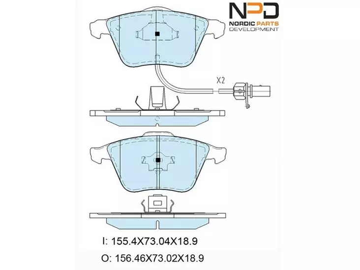JARRUPALASARJA NPD ETU, AUDI - Jarrupalasarjat - BP10-1204 - 1