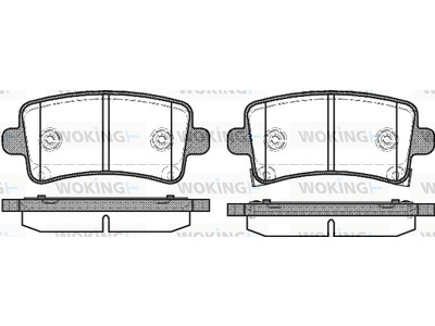 JARRUPALASARJA # WOKING TAKA, OPEL, SAAB - Jarrupalasarjat - P1288304 - 1