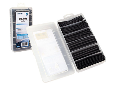 Autoline kutistesukkalajitelma - Musta / 170kpl - Kutistesukkalajitelmat - 1569-20054 - 1