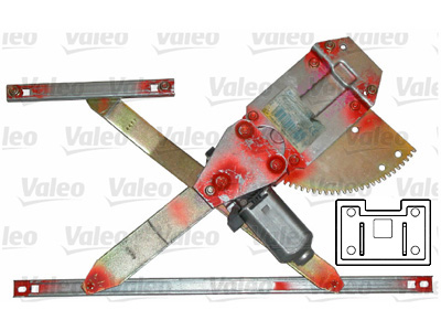 LASINNOSTIN TÄYD. ETU VAS. PAJERO 83-91 - Lasinnostimet - 1563-850264 - 1