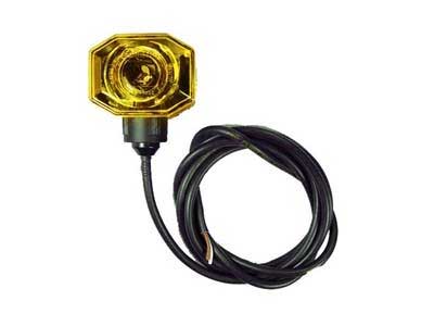 LED-VARALYHTY-YKSIKKÖ 24V KELT # - Kumivarsi äärivalot - 1608-6714 - 1