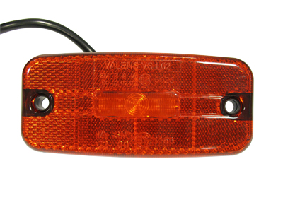 Led-äärivalo punainen 111x51x20mm - 12/24V / 5M / ADR - Punaiset äärivalot - 1608-1254 - 1