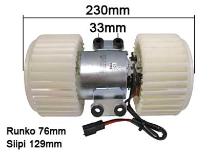 LÄM.MOOT. BMW E39 , X5 3,0 AC 4-KK - Puhallinmoottorit & vastukset merkkihaku - 9034-1664 - 1