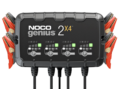 NOCO GENIUS AKKULATURI 4X2A 6V/12V - NOCO akkulaturit - 1700-GEN2X4 - 1