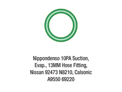 O-RENGASSARJA SIS 10 KPL - Ilmastoinnin huolto-osat, O-renkaat - 1352-M2124 - 1