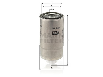 POLTTOAINESUODATIN MANN, FIAT - Polttoainesodattimet - 1482-WK8544 - 1