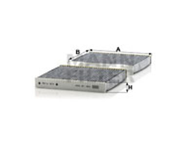 RAITISILMASUODATIN MANN, BMW - Raitisilmasuodattimet - 1482-CUK19004 - 1