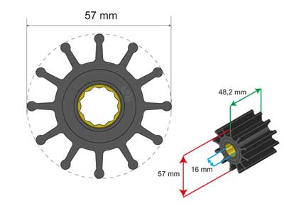 SIIPIPYÖRÄ HD - Veneen siipipyörät - 1798-0601014 - 1
