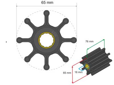 SIIPIPYÖRÄ HD - Veneen siipipyörät - 1798-0602024 - 1