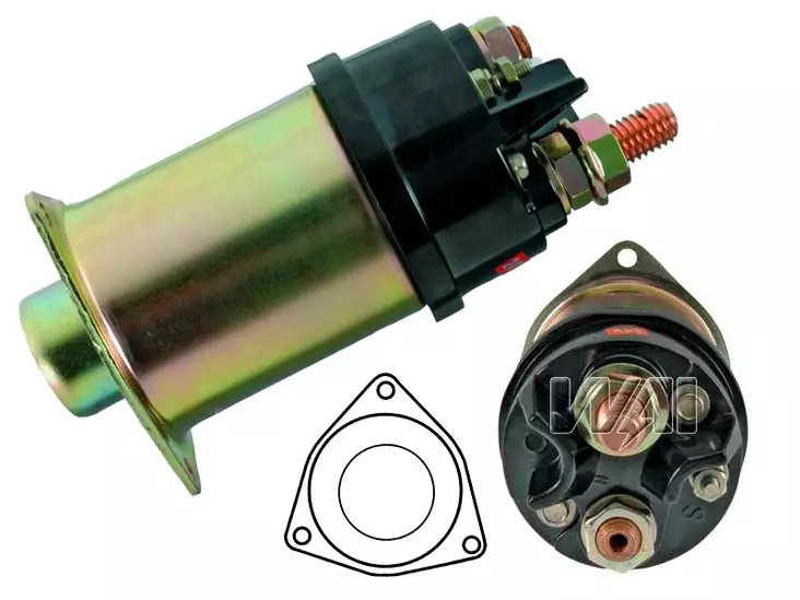 SOLENOIDI 24V 37MT 1115619 - Startin solenoidit - 4106-5894 - 1