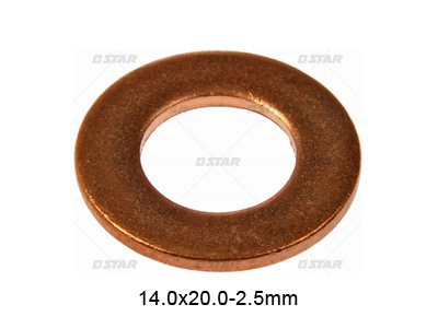 SUUTTIMEN POHJATIIVISTE 14X20X2,5MM - O-renkaat, stefat, tiivisteet - 52344 - 1