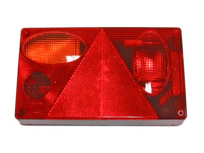 TAKAVALO PERÄV.SUMUV.+KOLMIO - Halogen perävaunuvalaisimet - 1606-27614 - 1