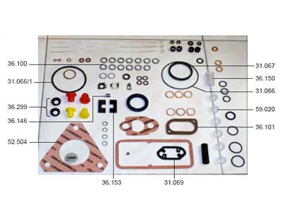 TIIVISTESARJA 7135-110S - Tiiviste ja korjaussarjat - 31504 - 1