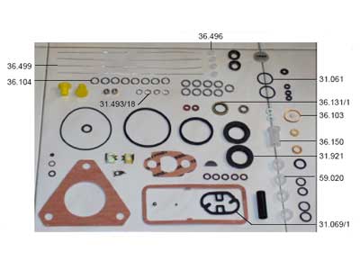 TIIVISTESARJA 7135-113 - Tiiviste ja korjaussarjat - 31494 - 1